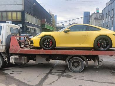 Эвакуация автомобиля Porsche 911